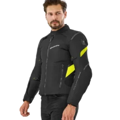 Kurtka tekstylna SHIMA RUSH 2.0 FLUO czarny żółty fluo