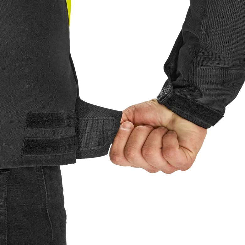 Kurtka tekstylna SHIMA RUSH 2.0 FLUO czarny żółty fluo