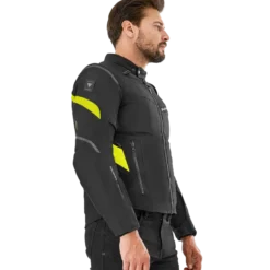Kurtka tekstylna SHIMA RUSH 2.0 FLUO czarny żółty fluo
