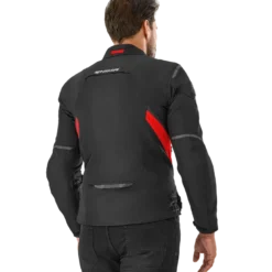 Kurtka tekstylna SHIMA RUSH 2.0 RED czarny czerwony