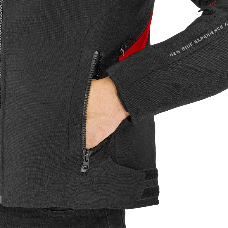 Kurtka tekstylna SHIMA RUSH 2.0 RED czarny czerwony