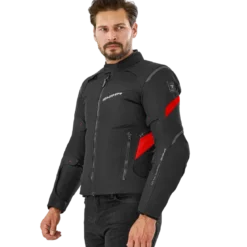 Kurtka tekstylna SHIMA RUSH 2.0 RED czarny czerwony