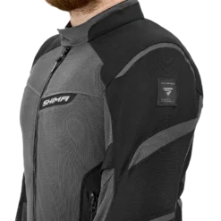 Kurtka tekstylna SHIMA RUSH 2.0 VENTED FLUO szary żółty fluo czarny