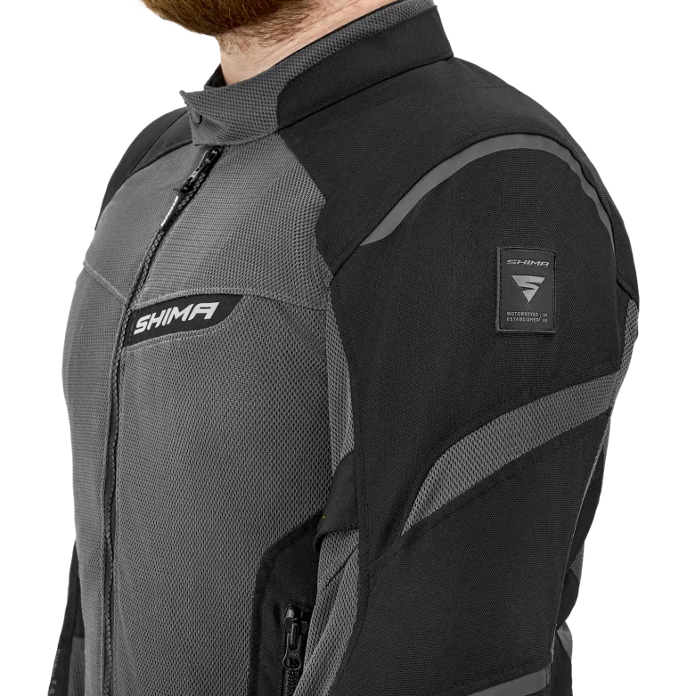 Kurtka tekstylna SHIMA RUSH 2.0 VENTED FLUO szary żółty fluo czarny