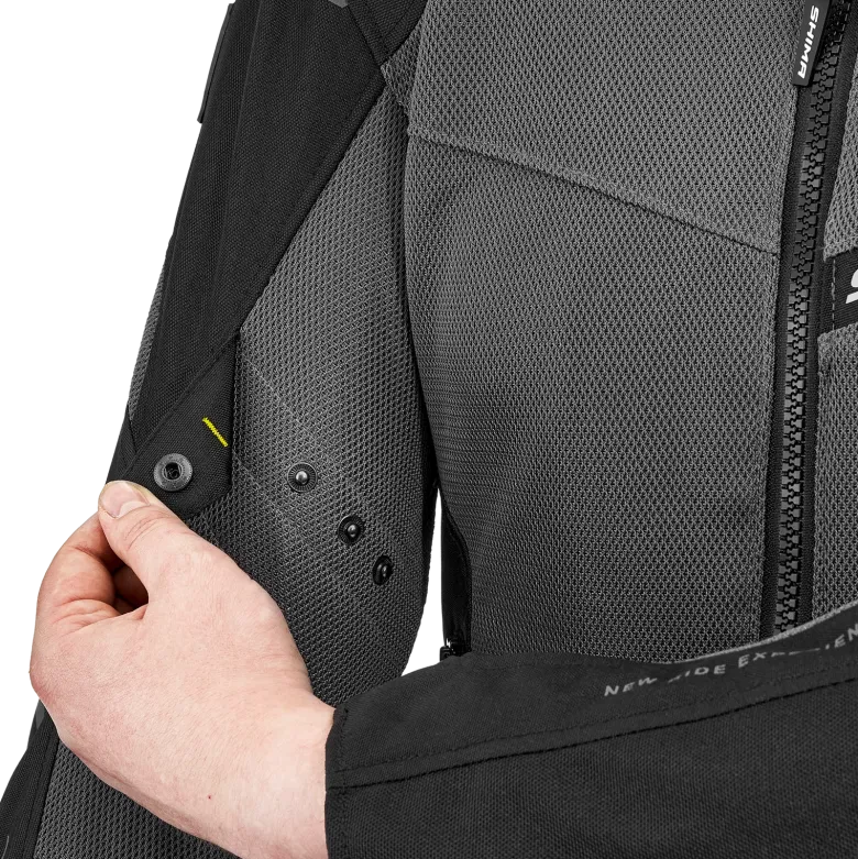 Kurtka tekstylna SHIMA RUSH 2.0 VENTED FLUO szary żółty fluo czarny