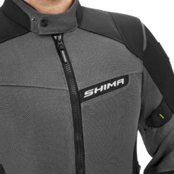 Kurtka tekstylna SHIMA RUSH 2.0 VENTED FLUO szary żółty fluo czarny