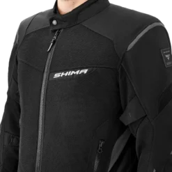 Kurtka tekstylna SHIMA RUSH 2.0 VENTED BLACK czarny