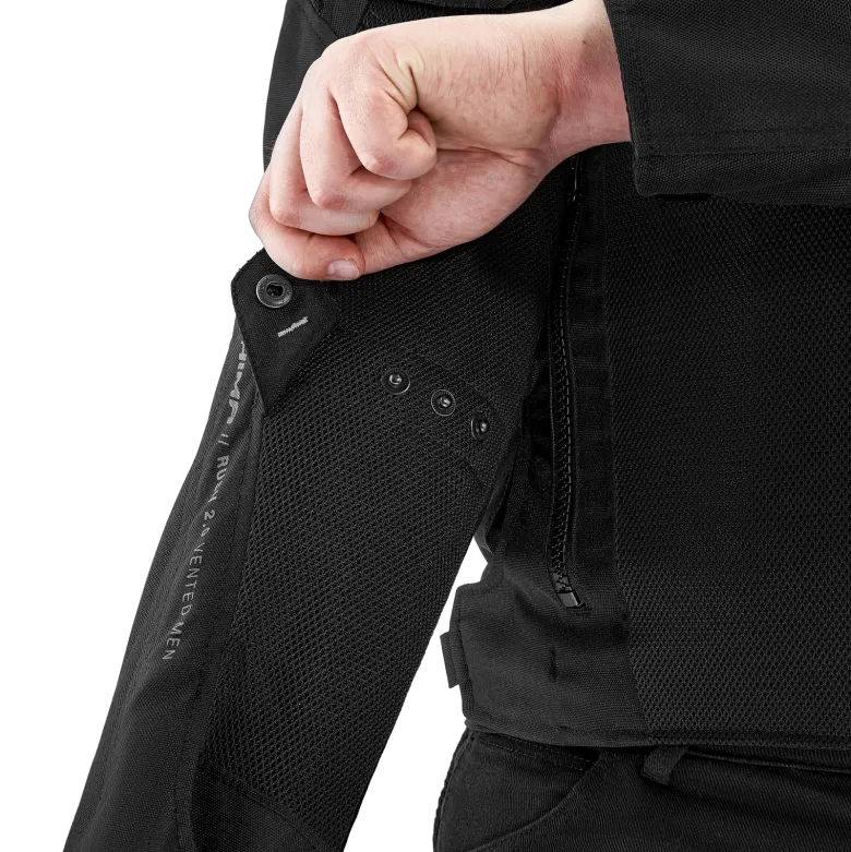 Kurtka tekstylna SHIMA RUSH 2.0 VENTED BLACK czarny
