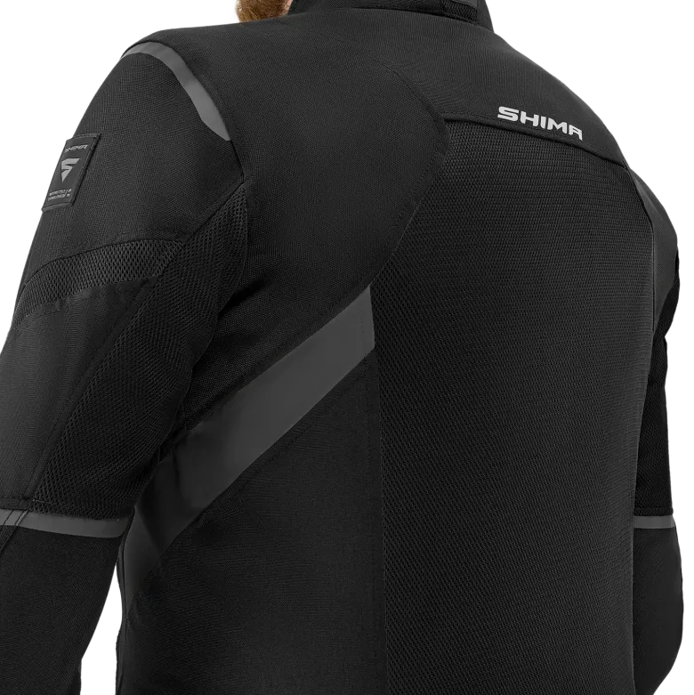 Kurtka tekstylna SHIMA RUSH 2.0 VENTED BLACK czarny