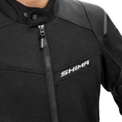 Kurtka tekstylna SHIMA RUSH 2.0 VENTED BLACK czarny