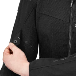 Kurtka tekstylna SHIMA RUSH 2.0 VENTED BLACK czarny