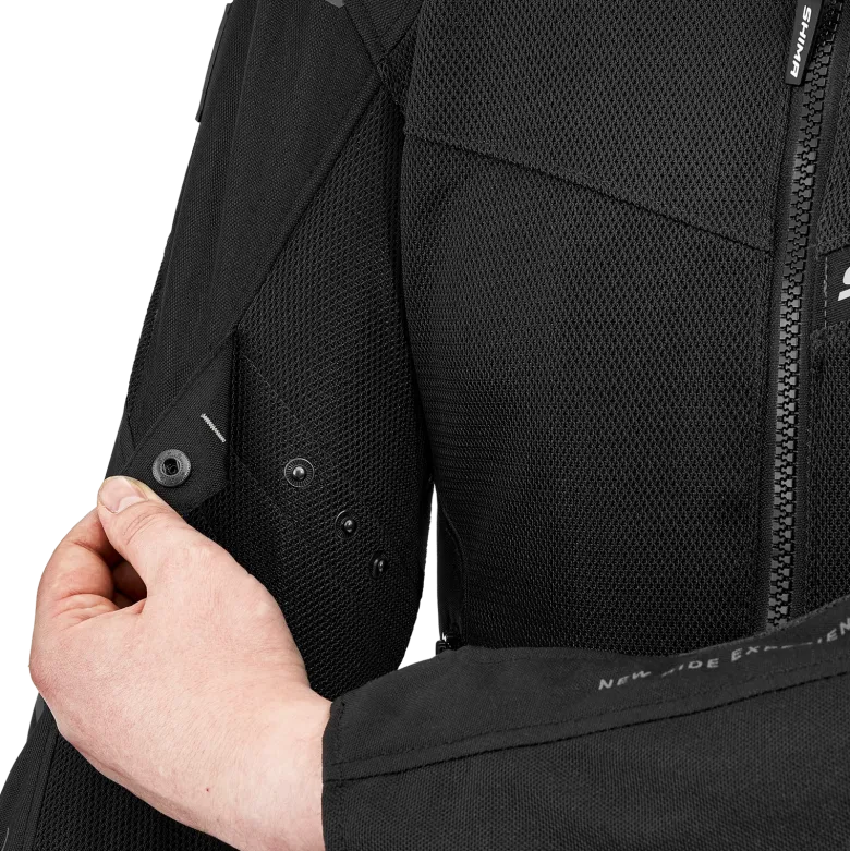 Kurtka tekstylna SHIMA RUSH 2.0 VENTED BLACK czarny