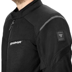 Kurtka tekstylna SHIMA RUSH 2.0 VENTED BLACK czarny