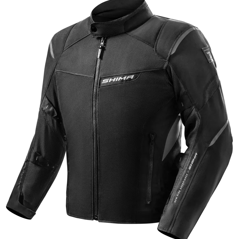 Kurtka tekstylna SHIMA RUSH 2.0 VENTED BLACK czarny