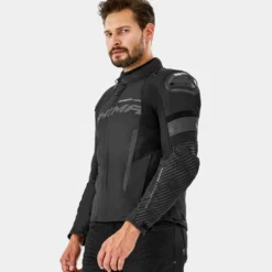Kurtka tekstylna SHIMA SOLID 2.0 BLACK czarny