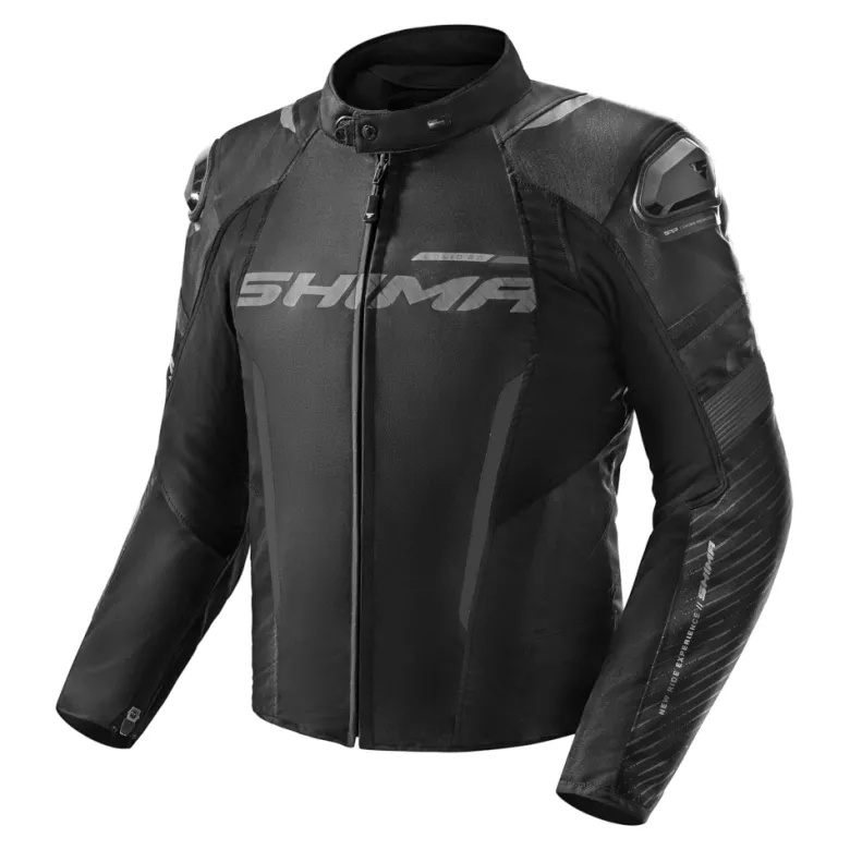 Kurtka tekstylna SHIMA SOLID 2.0 BLACK czarny