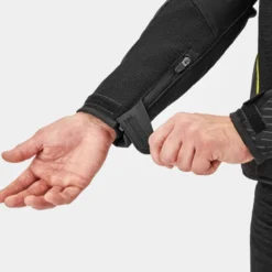 Kurtka tekstylna SHIMA SOLID 2.0 VENTED FLUO czarny żółty fluo