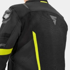 Kurtka tekstylna SHIMA SOLID 2.0 VENTED FLUO czarny żółty fluo