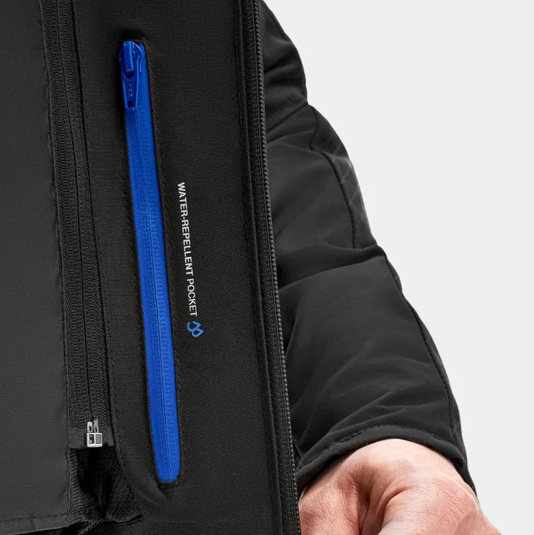 Kurtka tekstylna SHIMA SOLID 2.0 FLUO czarny żółty fluo