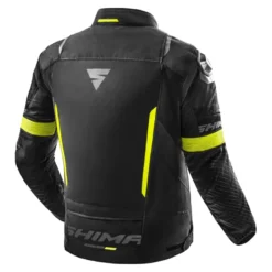 Kurtka tekstylna SHIMA SOLID 2.0 FLUO czarny żółty fluo