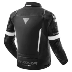 Kurtka tekstylna SHIMA SOLID 2.0 BLACK/WHITE czarny biały