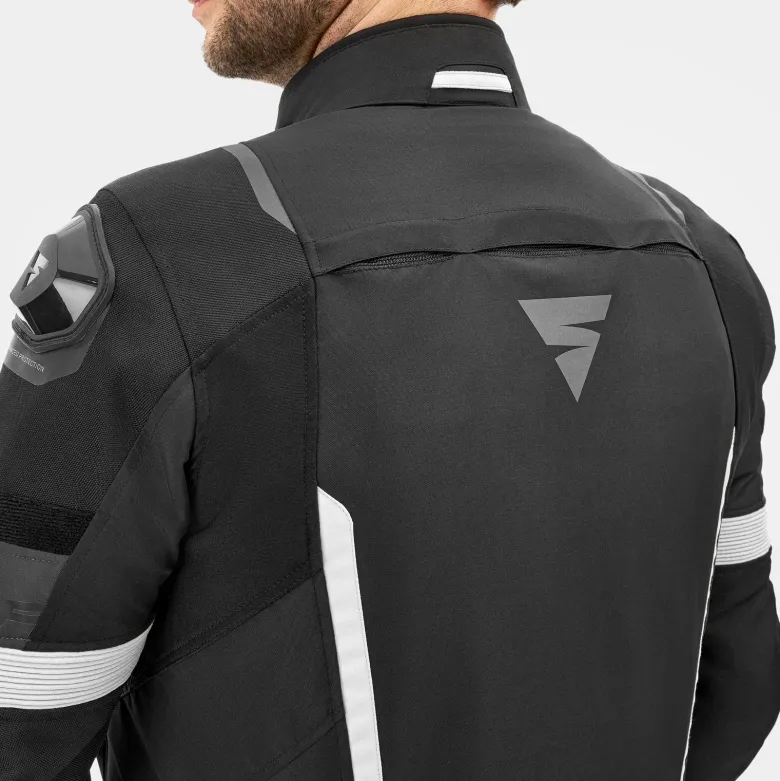 Kurtka tekstylna SHIMA SOLID 2.0 BLACK/WHITE czarny biały