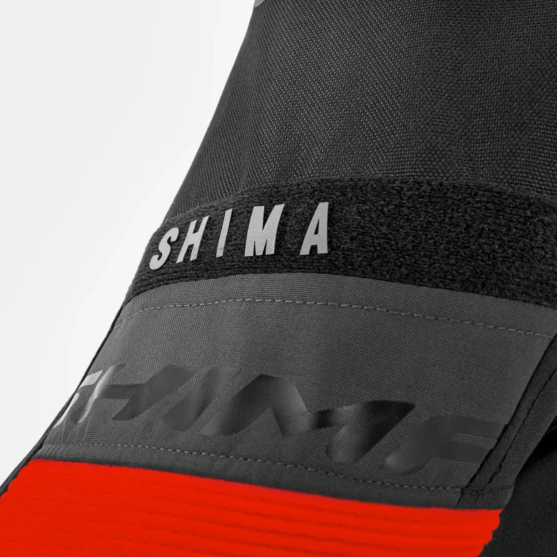 Kurtka tekstylna SHIMA SOLID 2.0 RED czarny czerwony