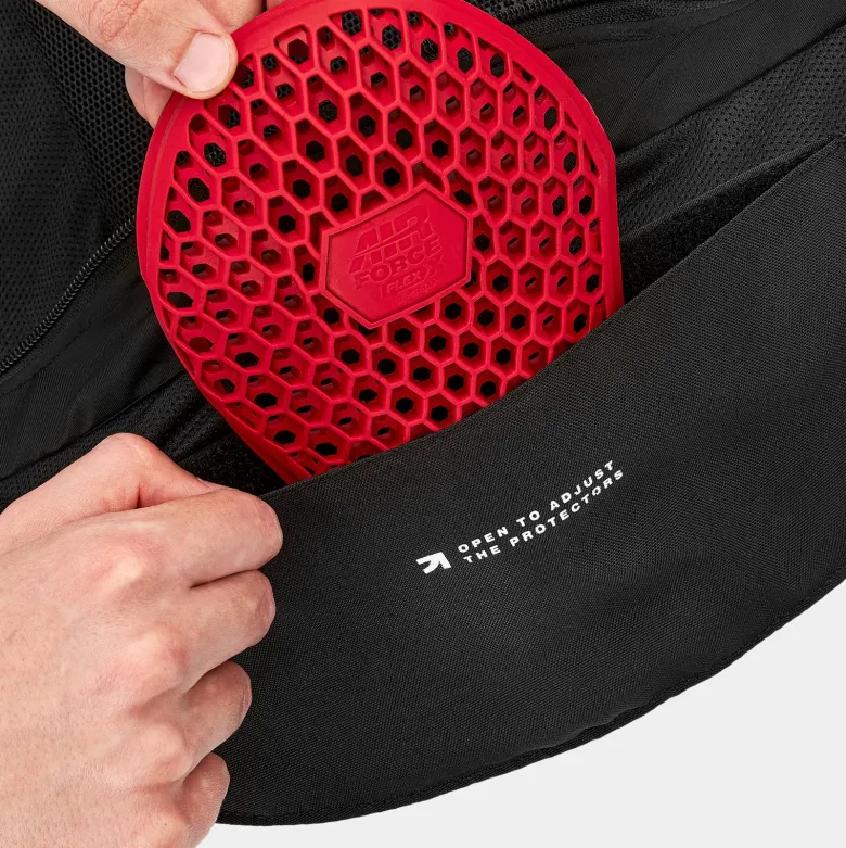 Kurtka tekstylna SHIMA SOLID 2.0 RED czarny czerwony