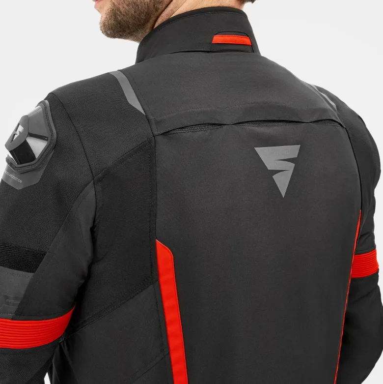 Kurtka tekstylna SHIMA SOLID 2.0 RED czarny czerwony
