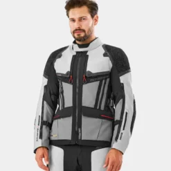 Kurtka tekstylna SHIMA TRACKER LIGHT GREY szary