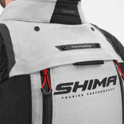 Kurtka tekstylna SHIMA TRACKER LIGHT GREY szary