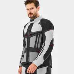 Kurtka tekstylna SHIMA TRACKER LIGHT GREY szary