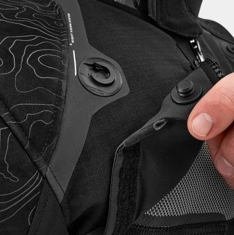 Kurtka tekstylna SHIMA TRACKER BLACK czarny