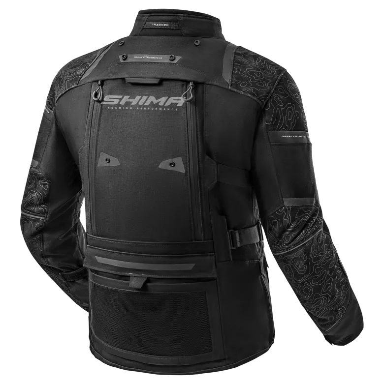 Kurtka tekstylna SHIMA TRACKER BLACK czarny