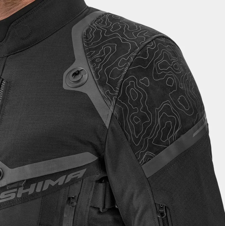 Kurtka tekstylna SHIMA TRACKER BLACK czarny