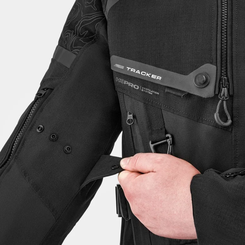 Kurtka tekstylna SHIMA TRACKER BLACK czarny