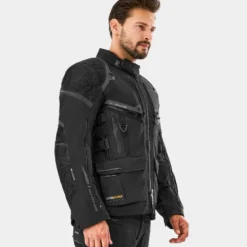 Kurtka tekstylna SHIMA TRACKER BLACK czarny