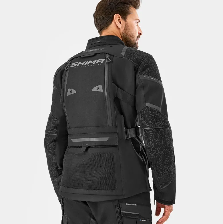 Kurtka tekstylna SHIMA TRACKER BLACK czarny
