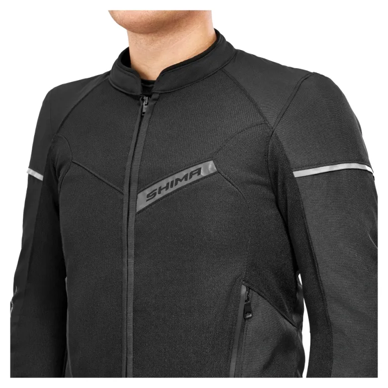 Kurtka tekstylna SHIMA X-MESH 2.0 BLACK czarny