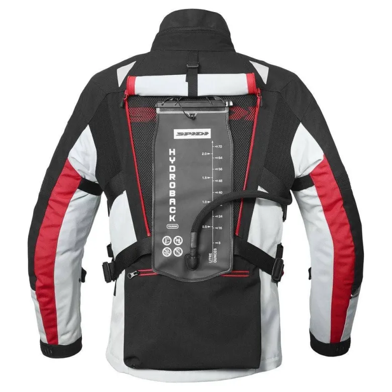 Kurtka tekstylna SPIDI ALLROAD ICE/RED czarny szary czerwony