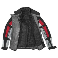 Kurtka tekstylna SPIDI ALLROAD ICE/RED czarny szary czerwony