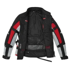 Kurtka tekstylna SPIDI ALLROAD ICE/RED czarny szary czerwony