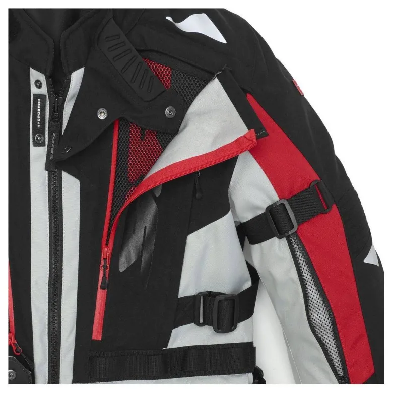 Kurtka tekstylna SPIDI ALLROAD ICE/RED czarny szary czerwony