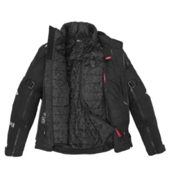 Kurtka tekstylna SPIDI ALLROAD BLACK czarny