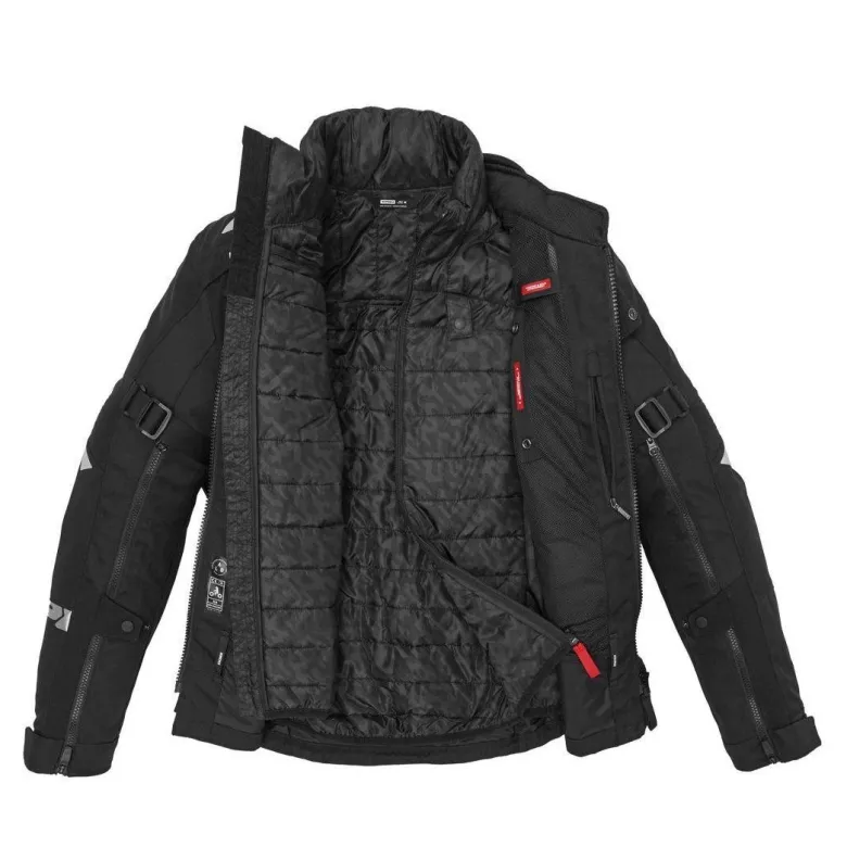 Kurtka tekstylna SPIDI ALLROAD BLACK czarny