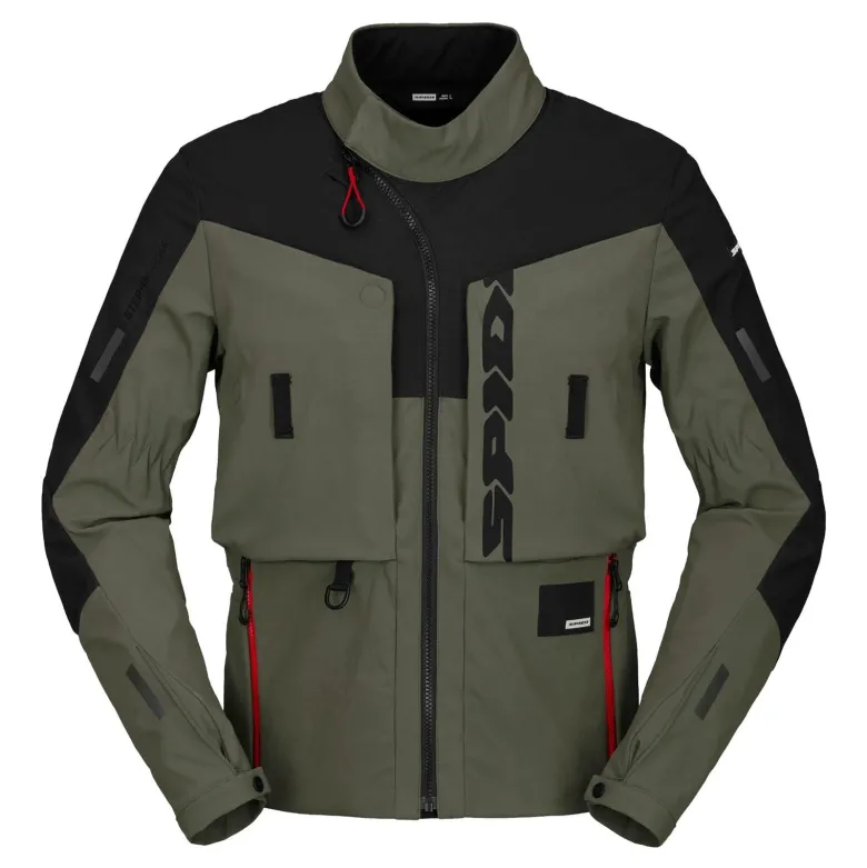 Kurtka tekstylna SPIDI FRONTIER THERMORAIN MILITAR zielony