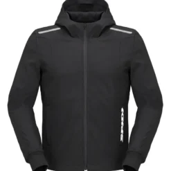 Kurtka tekstylna SPIDI HOODIE ARMOR LIGHT BLACK czarny