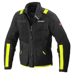 Kurtka tekstylna SPIDI NETRUNNER YELLOW FLUO czarny żółty fluo