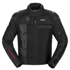 Kurtka tekstylna SPIDI PROGRESSIVE NET H2OUT BLACK czarny