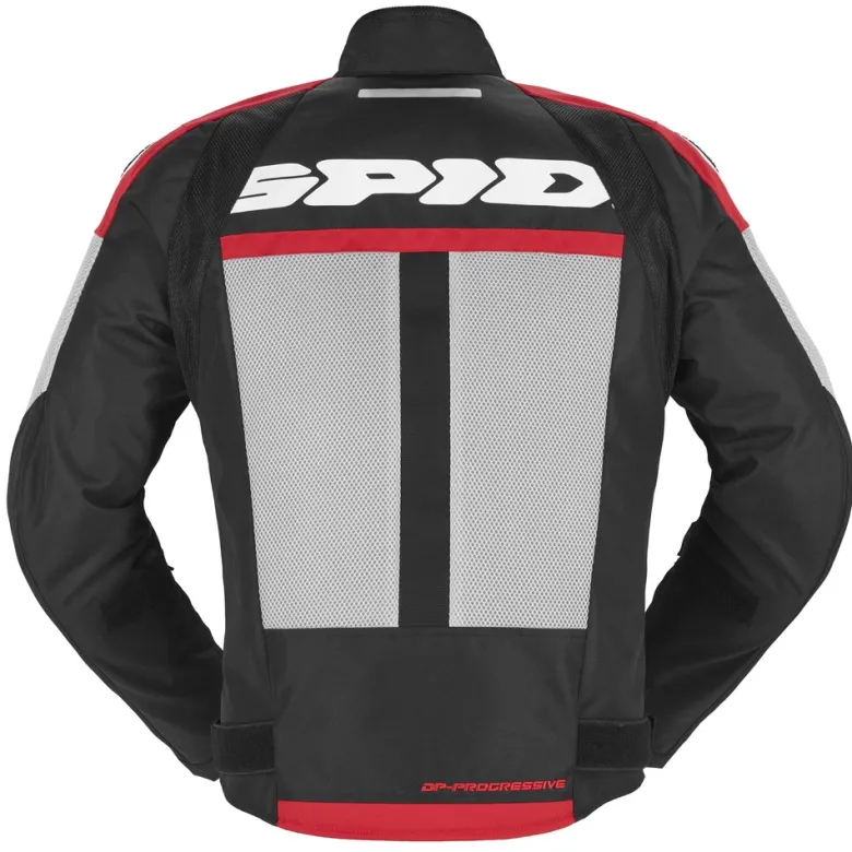 Kurtka tekstylna SPIDI PROGRESSIVE NET H2OUT RED czerwony szary czarny
